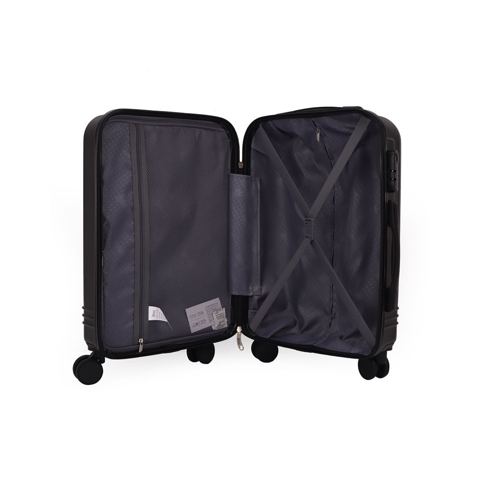 Alisa ABS Hard shell Lightweight 360 Dual Spinning Wheels Combo Lock 28" 24", 20" 3 Piece Luggage Set