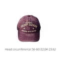 thumbnail image 2 of Tong Versatile Washed Dad Hat With Faux Embroidery Baseball Cap, 2 of 4