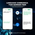 thumbnail image 5 of Ai Translation Earbuds Real Time,144 Language Translator Earbuds with APP,Audifonos Traductores Inglés Español,OWS Translating Earbuds Headphones Device for Travel Business Learning, 5 of 10