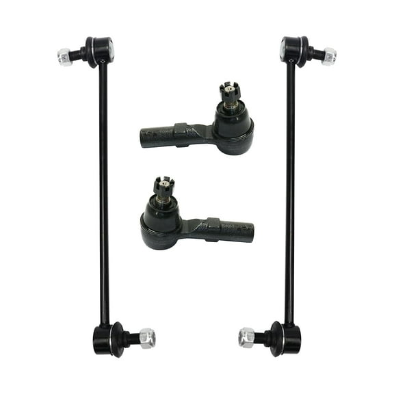 PartsW - 4 Pieces Front Sway Bar End Links & Outer Tie Rod Ends, Suspension Kit Fits Honda Odyssey 2011-2017 All Models