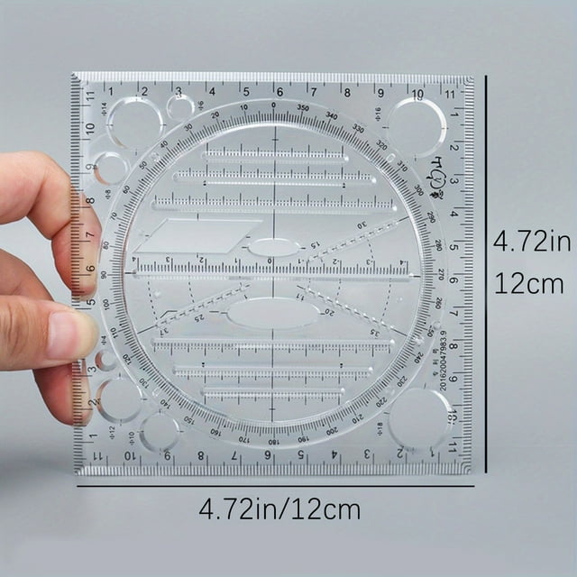 Unlock Your Creativity with Our Multifunctional Quick Drawing Ruler Set - Perfect for Students and Exams!
