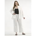 thumbnail image 2 of Free Assembly Women's Cotton Eyelet Coverup Pants, Sizes XXS-XXL, 2 of 6
