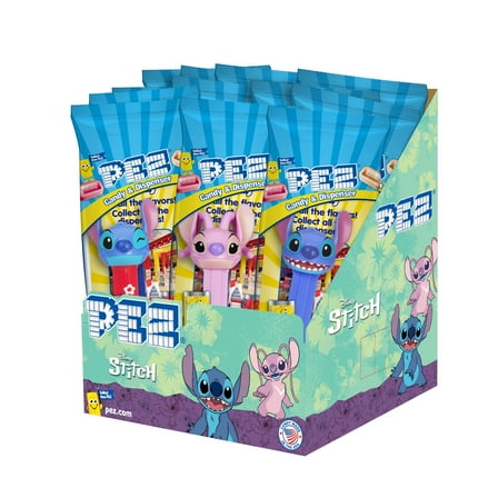 PEZ Stitch PEZ Party Pack, 12 Pack - Each Individually Wrapped, 6.96 oz.