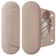 thumbnail image 1 of Estuche para Brochas de Maquillaje de Silicona,Soporte para Brochas de Maquillaje Magnético,Cierre Magnético Mejorado,Soporte de viaje Portátil Impermeable para Brochas (Caqui), 1 of 7