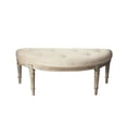 thumbnail image 2 of Beaumont Lane Banc de Demi-Lune Gris, 2 of 2