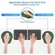 thumbnail image 3 of Mouse Pad, Mouse Wrist Rest Pad, Ergonomic Design Memory Foam Mouse Mat Wrist Rest, Non-Slip Rubber Base Mouse Pad Wrist Rest Support for Computer/Lap, 3 of 4