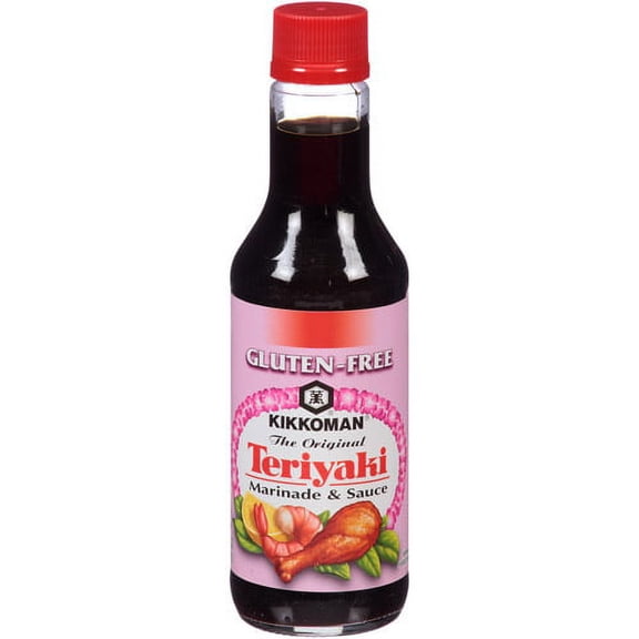 Kikkoman Gluten-Free Teriyaki Marinade & Sauce, 10 fl oz, (Pack of 12)