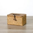 thumbnail image 5 of Rectangular Woven Tissue Box Cover,Decorative Seagrass Wicker Tissue Box Holder,Rustic Tissue Holder, 5 of 6
