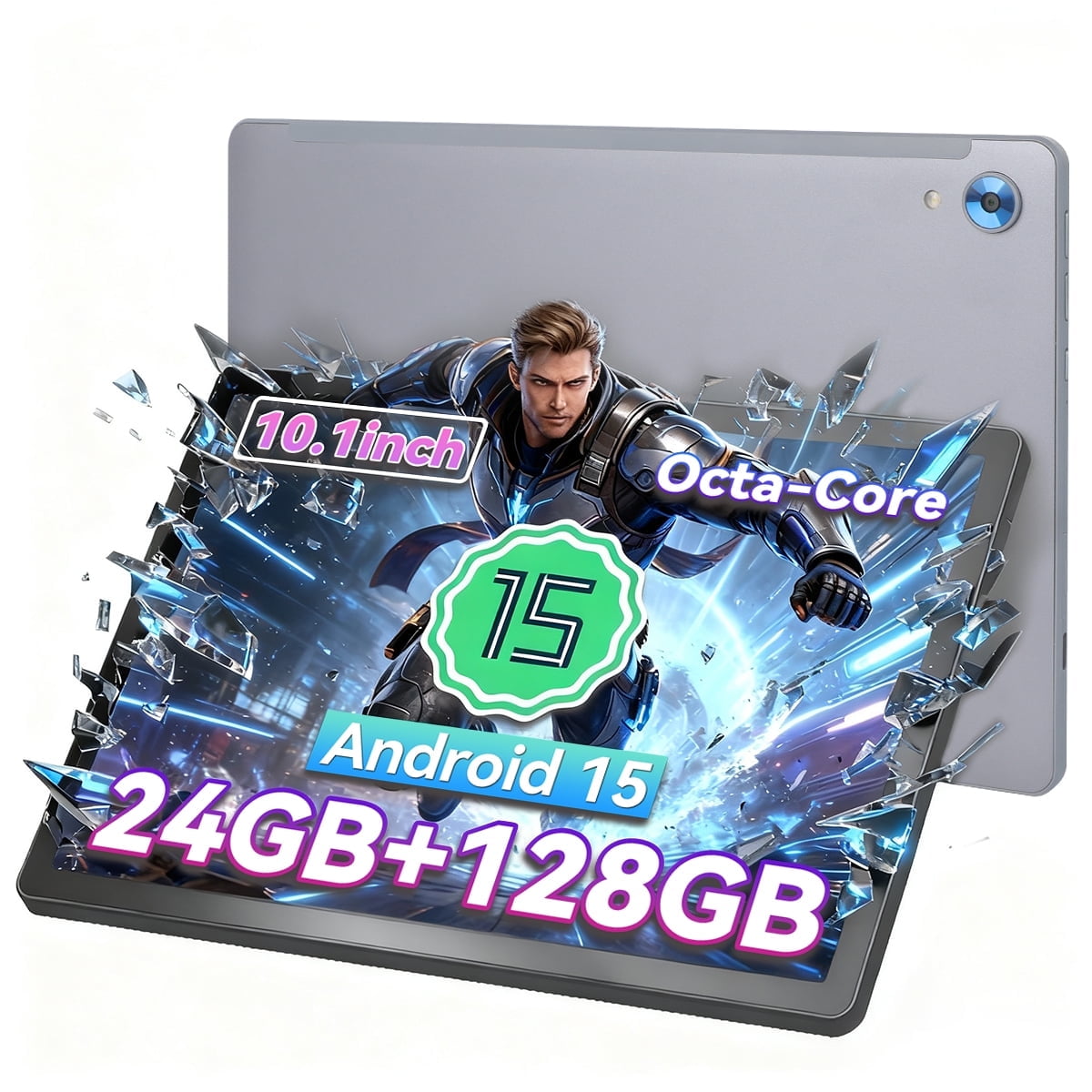 Free Shipping! HEADWOLF Android 15 Tablet 10.1 Inch FHD Display