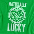 thumbnail image 2 of Dungeons Dragons Natural Luck T-Shirt Natural Luck Unisex Graphic Tee For Men & Women, 2 of 7