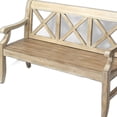 thumbnail image 3 of Gray Driftwood Finish Bench, 3 of 5