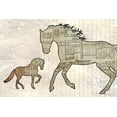 thumbnail image 2 of Phillip, Jamie 14x11 Black Ornate Wood Framed with Double Matting Museum Art Print Titled - Horsey Baby, 2 of 4