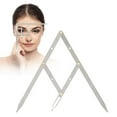 thumbnail image 3 of Regla para Cejas para Tatuajes, Herramientas de Mapeo de Cejas, Calibrador de Proporción Áurea, Herramienta de Microblading Precisa para Puntos Simétricos, Liviana Y, 3 of 7