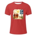 thumbnail image 3 of Wxolcjlv Mens T-Shirts Peace Walk Monk Graphic Printed Short Sleeve Tee Shirts Comfortable Stylish Summer Tee Tops, 3 of 3