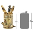thumbnail image 3 of Design Toscano Egyptian Pharaoh Pen Vessel, 3 of 6