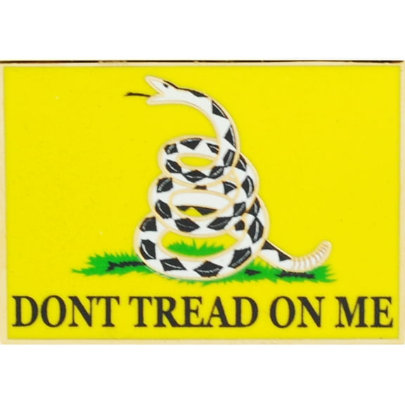 USA & PATRIOTIC, DON'T TREAD ON ME - Original Artwork, Expertly Designed PIN - 1.5"