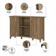 thumbnail image 3 of Bowery Hill Armoire de Rangement Moderne en Bois Manufacturé Marron, 3 of 7
