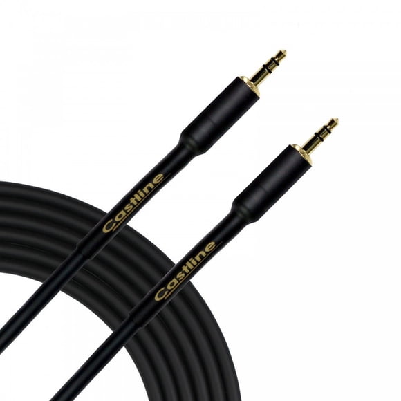 50 Ft Castline Gold 3.5mm TRS Straight Balanced Stereo Patch Cable Mogami Neglex 2549
