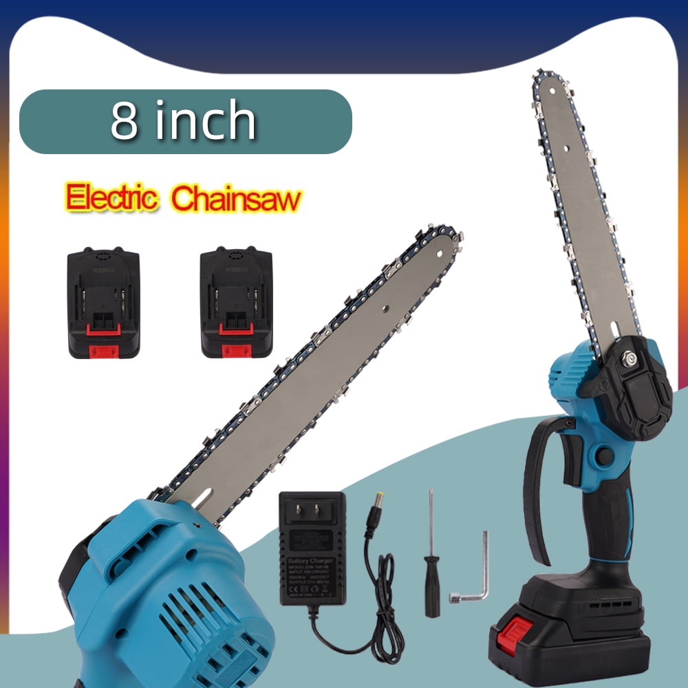 NIFFPD Mini Chainsaw, Electric Chainsaw,8 Inch mini chainsaw Cordless