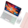 thumbnail image 1 of Étui Clavier Bluetooth avec Souris compatible Lenovo Tab P11 To J606F L 2 en 1 Support Housse Rétroéclairage Haute Qualité Cadeau, 1 of 5