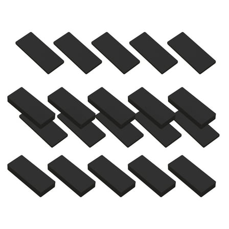 20Pcs Furniture Pad Black Headboard Bumper Furniture Wall Protectors Foam Headboard Stoppers Antivibration Pad