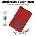 thumbnail image 3 of FIEWESEY for Vankyo matrixpad S20 Case,Shockproof Rugged Case for Facetel Q3 Pro/TOSCIDO P20/P101/TOPELOTEK MID1001S/VUCATIMES N20/DUODUOGO Tbalet 10 Inch+Screen Protector(Red/Black, 1 Pack), 3 of 7
