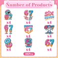 thumbnail image 2 of Musaeva Set de 36 toppers para cupcakes de cumpleaños 6 y 7, 2 of 6