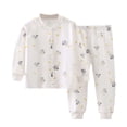 thumbnail image 2 of Unisex Multicolor Kids Cotton Casual Set - 2-Piece Long Sleeve 100% Cotton Soft Breathable Loose for Kidss Kidss 6 Months-4 Years,Size 73, 2 of 5