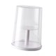 thumbnail image 5 of Vitrina giratoria para figuras, soporte de exhibición, caja de almacenamiento para muñecas, ideal para tocador. Blanco, 5 of 9