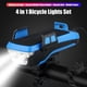 thumbnail image 5 of Multifuncional 4 en 1 USB bicicleta recargable LED luz con soporte para teléfono 130db bicicleta cuerno, 5 of 8