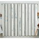 thumbnail image 1 of Cortina de ventana de madera blanca ABPHQTO Cortina de cocina 130x210 cm Dos piezas, 1 of 1