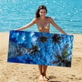 thumbnail image 1 of Xihbxyly Bolsa para Toallas de Playa, Toalla de Baño Portátil de Microfibra, Toalla Compacta de Secado Rápido, Mochila Ligera E Impermeable para Viajes, Camping, Natación y Aventuras Al Aire Libre., 1 of 7