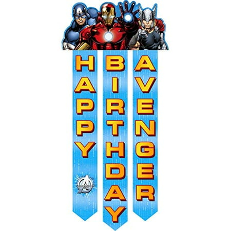 Banniere De Joyeux Anniversaire Avengers Assemble 1ct Walmart Canada Banniere De Joyeux Anniversaire Avengers Assemble 1ct Walmart Canada