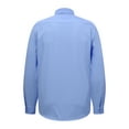 thumbnail image 4 of AZoiNM Men's Slim Fit Business Long Sleeve Shirt Wrinkle-Free Moisture Wicking Polyester, 4 of 9