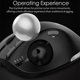 thumbnail image 4 of Rollerball Ratones Ergonómicos Mouse Inalámbrico Rgb Trackball Compatible Con Diente Y 2.4g Modos Duales 8 Botones 4800 Dpi para /windows Computadora Azul, 4 of 9