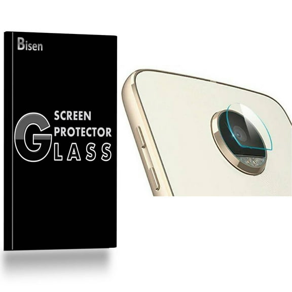 [2-Pack] Back Camera of Motorola " Moto Z3 Play " BISEN Tempered Glass Screen Protector, Anti-Scratch, Anti-Shock, Shatterproof, Bubble Free