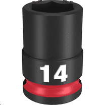 Milwaukee Tool SHOCKWAVE Impact Duty  3/8"Drive 14MM Standard 6 Point Socket