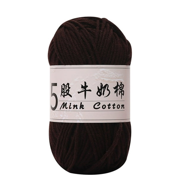 Home Kitchen Bathroom Textile Deals!Pcksrro 5 Strands Milk Cotton Doll Crochet Diy Knitting Thread Baby Sweater Wool Ball