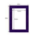 thumbnail image 3 of Crocus Suede Acid Free 22x28 Picture Frame Mats with White Core Bevel Cut for 16x20 Pictures - Fits, 3 of 4