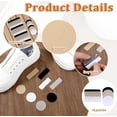 thumbnail image 3 of 24pcs Shoe Patches Holes Rectangular Round Form Tennis Repair Self Adhesive Prevention Toe Heel Sneaker Mesh Kit, 3 of 7