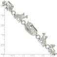 thumbnail image 6 of Sterling Silver Bracelet Fancy Box mm 7 in Noah's Ark, 6 of 6
