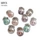 thumbnail image 1 of Botones Perlas de imitación cuentas redondas de decoración de metal sin costura para ropa Suéter de abrigo anti-exposición 10 Piezas Monstrate HA7571-08B, 1 of 6