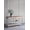color4, variant on MMGW 35.5x14x32" Distressed White Console Table with Natural Wood Shelf Tray