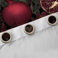 thumbnail image 4 of Homewish Pomegranate Flower Curtains Pack of 2 (42x84 Each),Boho Style Moth Curtains Blackout,Red Green Bedroom Curtains For Girls,Microfiber Bedroom Decor, 4 of 6