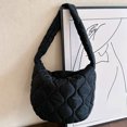 thumbnail image 1 of Bolso de hombro acolchado para mujer bolso Hobo versátil y hinchado bolso de mano bolso de viaje, 1 of 9
