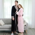 thumbnail image 4 of Diufon Plush Robes For Women and Men, Soft Warm Winter Fleece Bathrobe for Women, Long Comfy Full Length Unisex Robe Sleepwear, 4 of 7