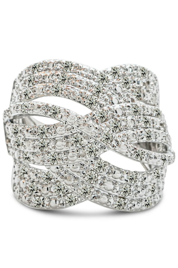 1 Carat Natural Raw Rose Cut Diamond Cocktail Ring For Women