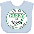 thumbnail image 3 of Inktastic I Wear Green for Myself- Cerebral Palsy Awareness Boys or Girls Baby Bib, 3 of 4