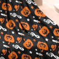 thumbnail image 3 of Musical Halloween Icons Pattern Blanket,Comfortable Soft Flannel Throw Blanket,All Season,Warm Lightweight Blankets for Sofa Bed Couch Living Room Chair,50"x60", 3 of 4
