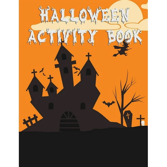 Halloween Activity Book: Hangman Classic Word Game, (Paperback)